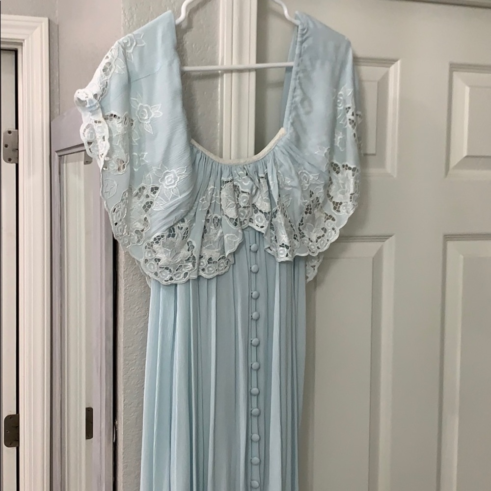 *SOLD* Fillyboo wonder years dress in blue size S.